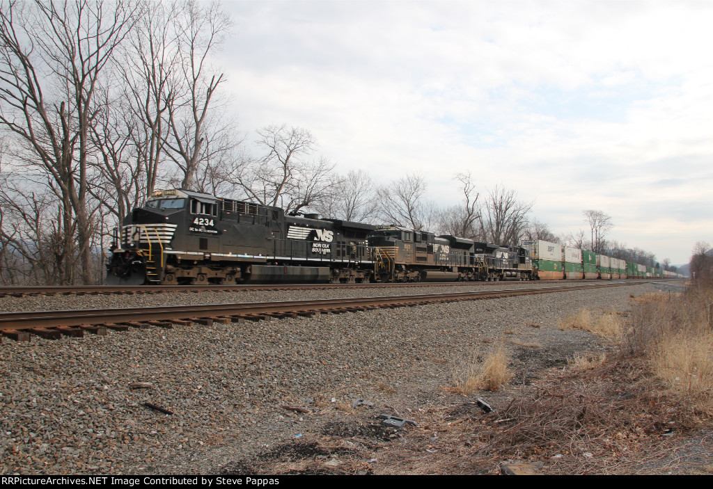 NS 4234 on the point of train 25G
